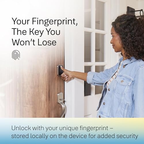 Yale Security Assure Lock 2 Touch Deadbolt, Black Suede Keyed Smart Entry Door Lock with Wi-Fi Connected Keypad and Fingerprint Scanner for Code Entry and Remote Access, YRD410-F-WF1-BSP - Image 2