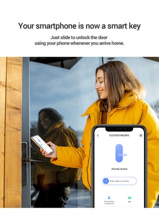 DL01S Smart Lock with Keyless Unlocking, DIY Installation, Lock Status Check, Auto-Lock, Privacy Mode Equipped with Multi-functional Keypad & A3 Home Gateway - view 5