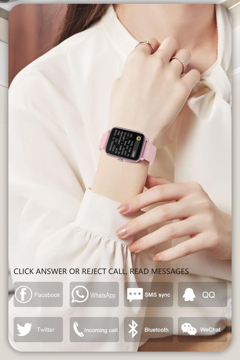 COLMI P28Plus Smart Watch - Sports Heart Rate Monitor, Step Counter, IP67 Water Resistant, Full Screen Smart Watch - Image 2