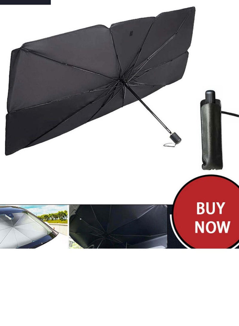 الذاكرة السريعة مظلة شمسية قابلة للطي لزجاج السيارة الأمامي - Image 1