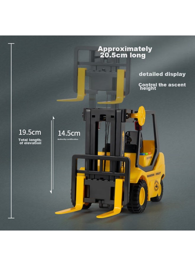 Xst Adjustable Forklift Toy, Children's Realistic Engineering Vehicle, Loading And Unloading Cargo, Inertia-powered Transport Truck, Birthday Gift For Boys - Image 2
