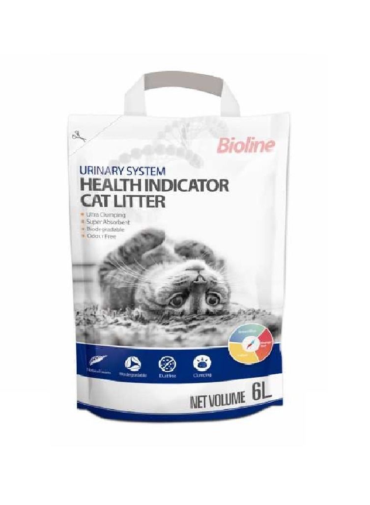 Bioline قمامة قطط مؤشر صحة الجهاز البولي 6 لتر متعددة الألوان - Image 1