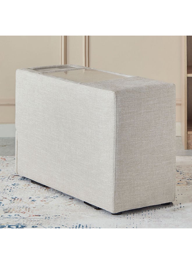 Imodular Fabric Console With Drawer 38 x 60 x 102 cm