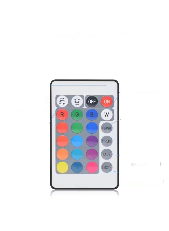 مصباح فقاعات LED متغير اللون يعمل بجهاز تحكم عن بعد لحوض السمك (DB-20 / DB-30) - Image 5