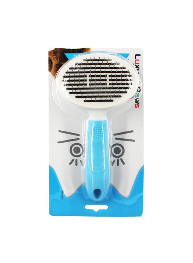 NIBEMINENT Deshedding Hair Remover Brush Tool Blue/White - Image 4