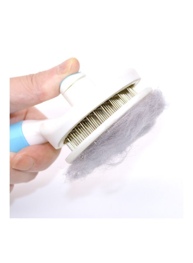 NIBEMINENT Deshedding Hair Remover Brush Tool Blue/White - Image 2
