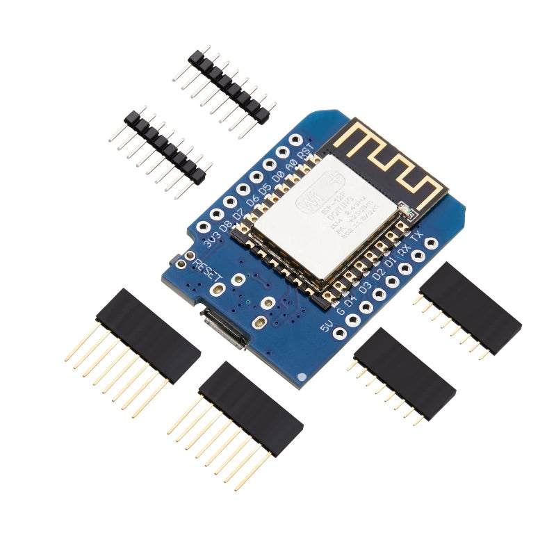 Weewooday 10 Pieces Development Board NodeMcu Mini D1 Module for ESP8266 ESP-12F 4M Bytes WLAN WiFi Internet Development Board Compatible with Arduino - Image 4
