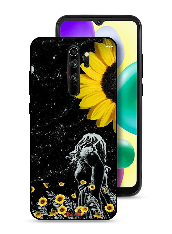 Tolwak Xiaomi Redmi Note 8 Pro Protective Case Cover Girl Look At Moon Art - Image 1