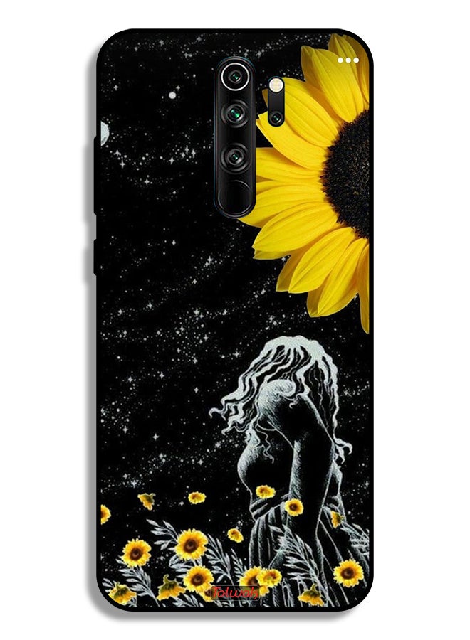 Tolwak Xiaomi Redmi Note 8 Pro Protective Case Cover Girl Look At Moon Art - Image 2