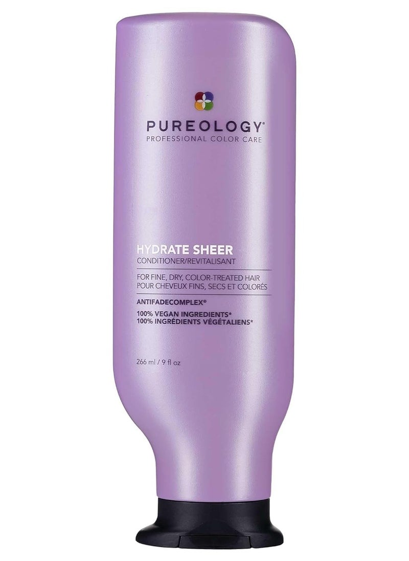 PUREOLOGY Pureology Hydrate Sheer Nourishing Conditioner | For Fine, Dry Color Treated Hair | Sulfate-Free | Vegan  - Image 1