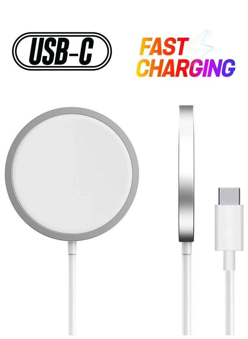 Apple Mag Safe Charger Qi/PMA for iPhone 13 Pro iPhone 13 Pro Max iPhone 13 mini iPhone 13 - Image 1