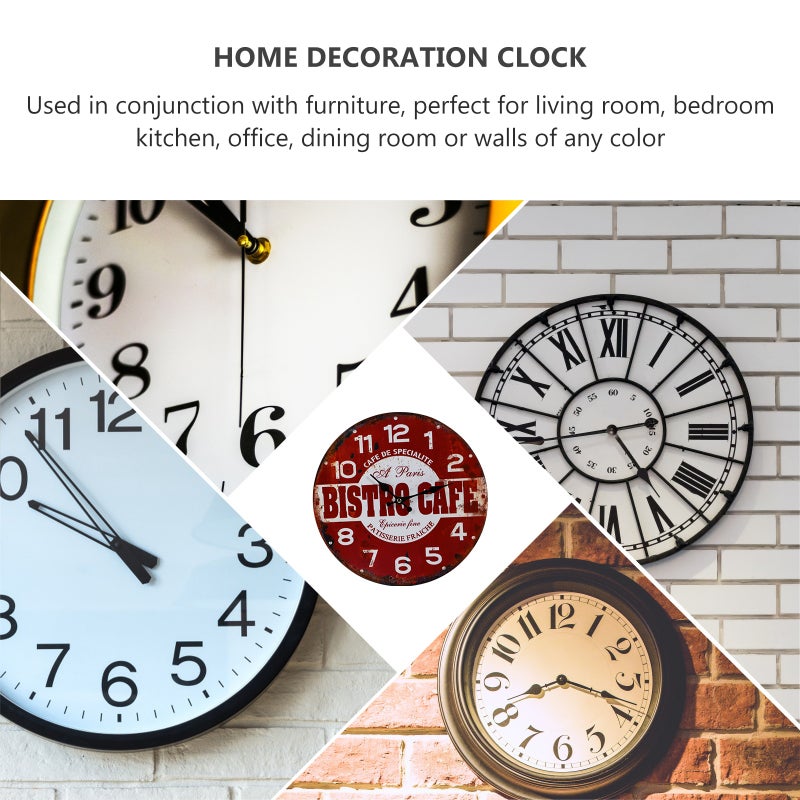 1pc Wall Clock Decoration Household Hanging Clock Clock - Image 5