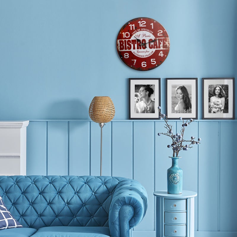 1pc Wall Clock Decoration Household Hanging Clock Clock - Image 1