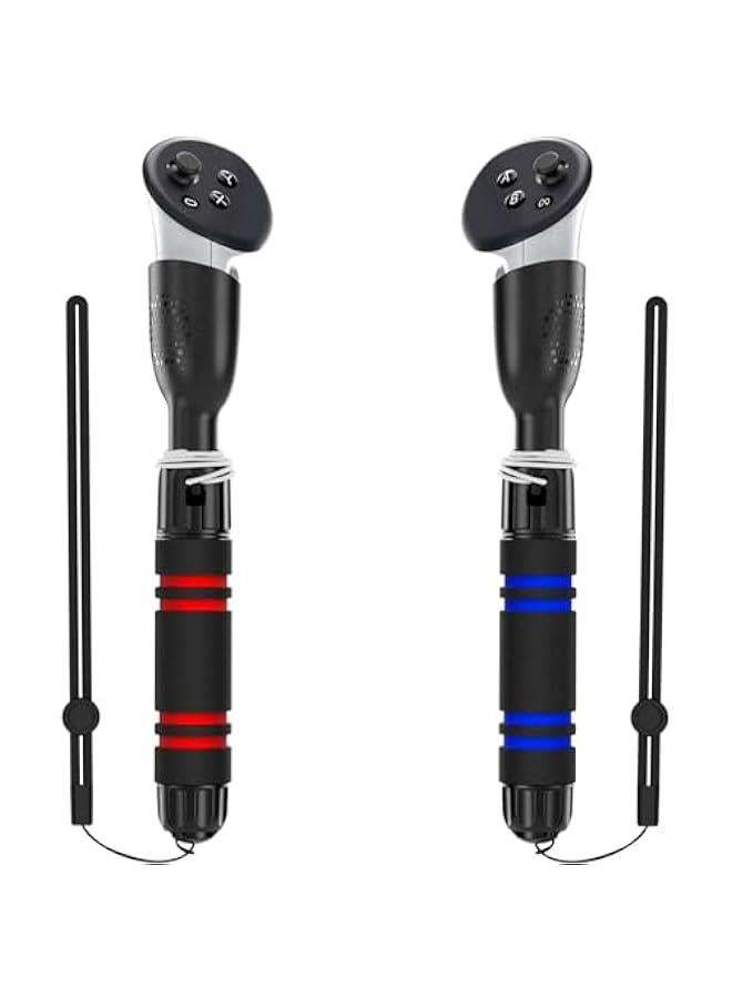 VR Controller Attachments for Meta Quest 3, Oculus Quest 2, Quest Pro  Rift S - Extend Your Reach for Beat Saber and Gorilla Tag, Enhance VR Gaming Experience with Long Arms Grip Sticks - Image 1
