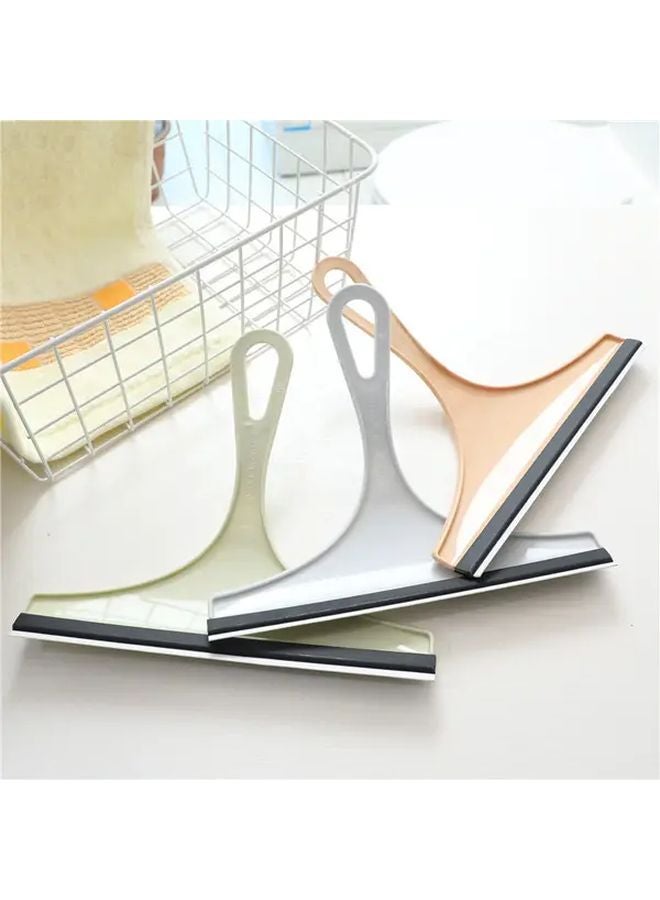 مكشطة زجاج متعددة الوظائف باللون الأخضر بتصميم مريح من المطاط الطري لتنظيف الحمام والسيارة والمنزل - Image 5