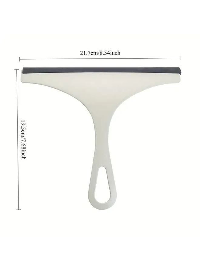 مكشطة زجاج متعددة الوظائف باللون الأخضر بتصميم مريح من المطاط الطري لتنظيف الحمام والسيارة والمنزل - Image 1