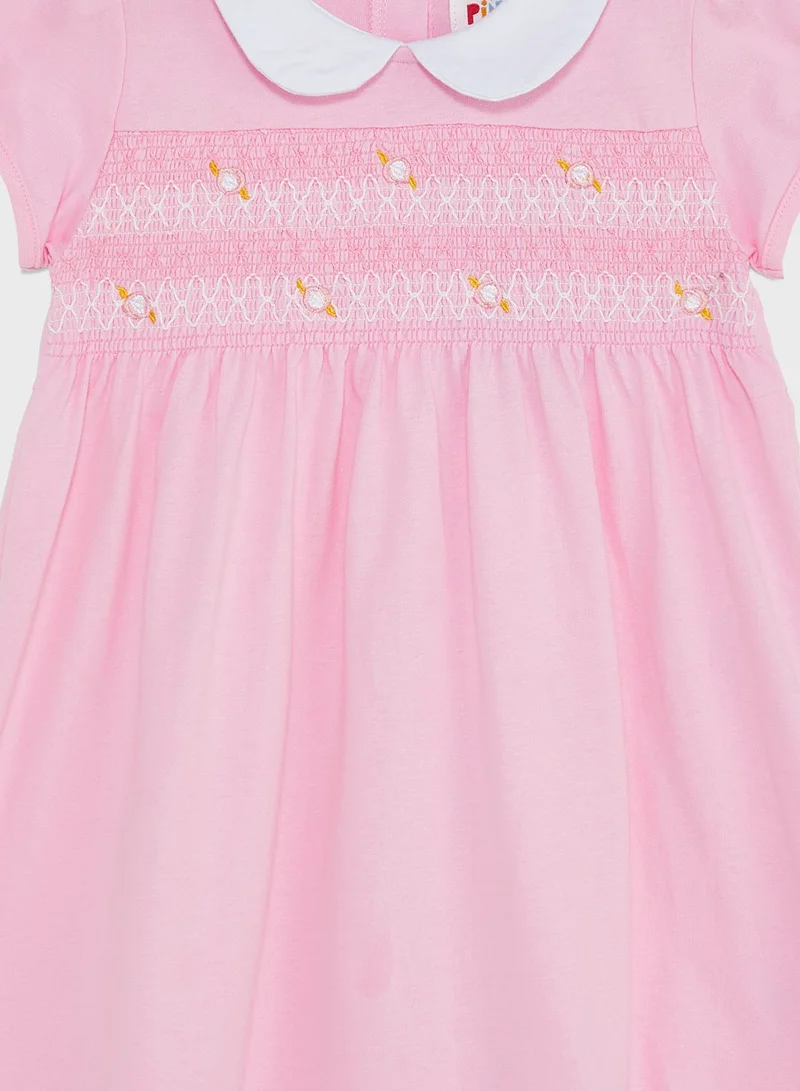 Pinata Girls Embroidered Smocking Dress