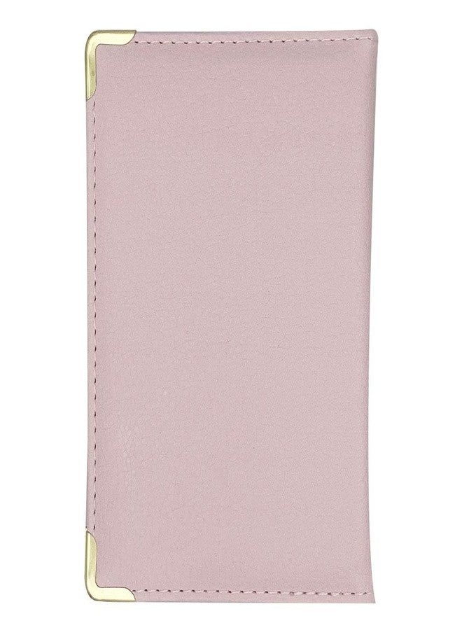 Missmore PU Leather Passport Cover with Gold USA Logo Printed for Travel (Pink) - Image 3