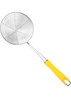 Spider Net Oil Fry Strainer Yellow/Silver