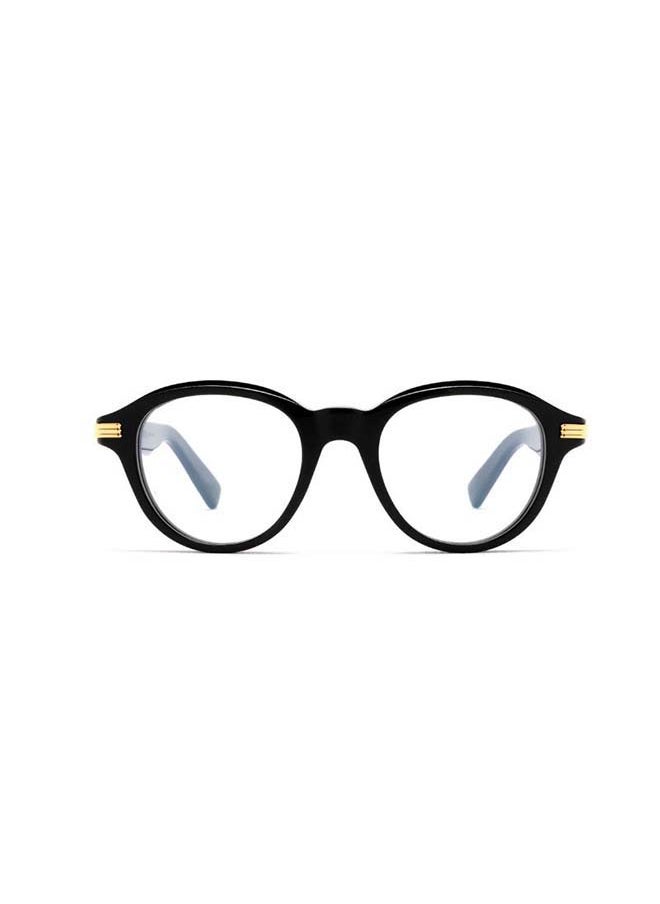 Cartier - Men's Round Shape Eyeglass Frames CT0419O 001 51 - Lens Size: 51 millimeter - Image 1