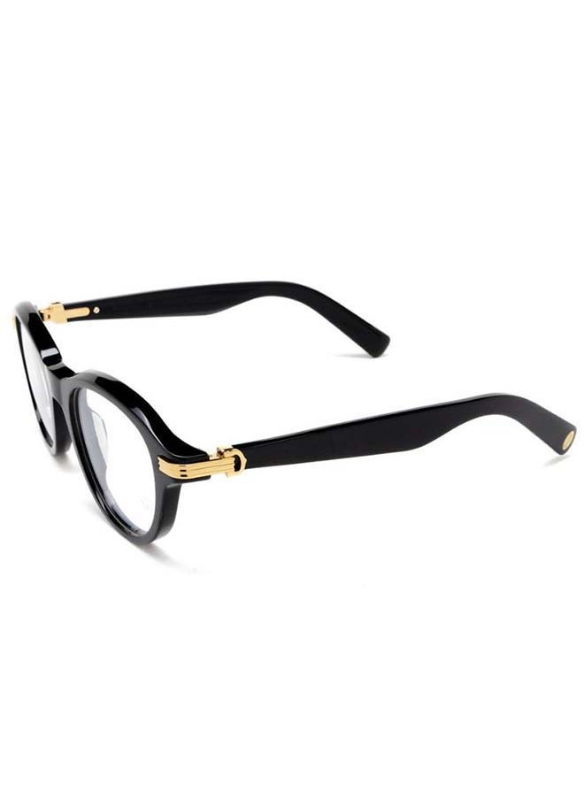 Cartier - Men's Round Shape Eyeglass Frames CT0419O 001 51 - Lens Size: 51 millimeter - Image 1
