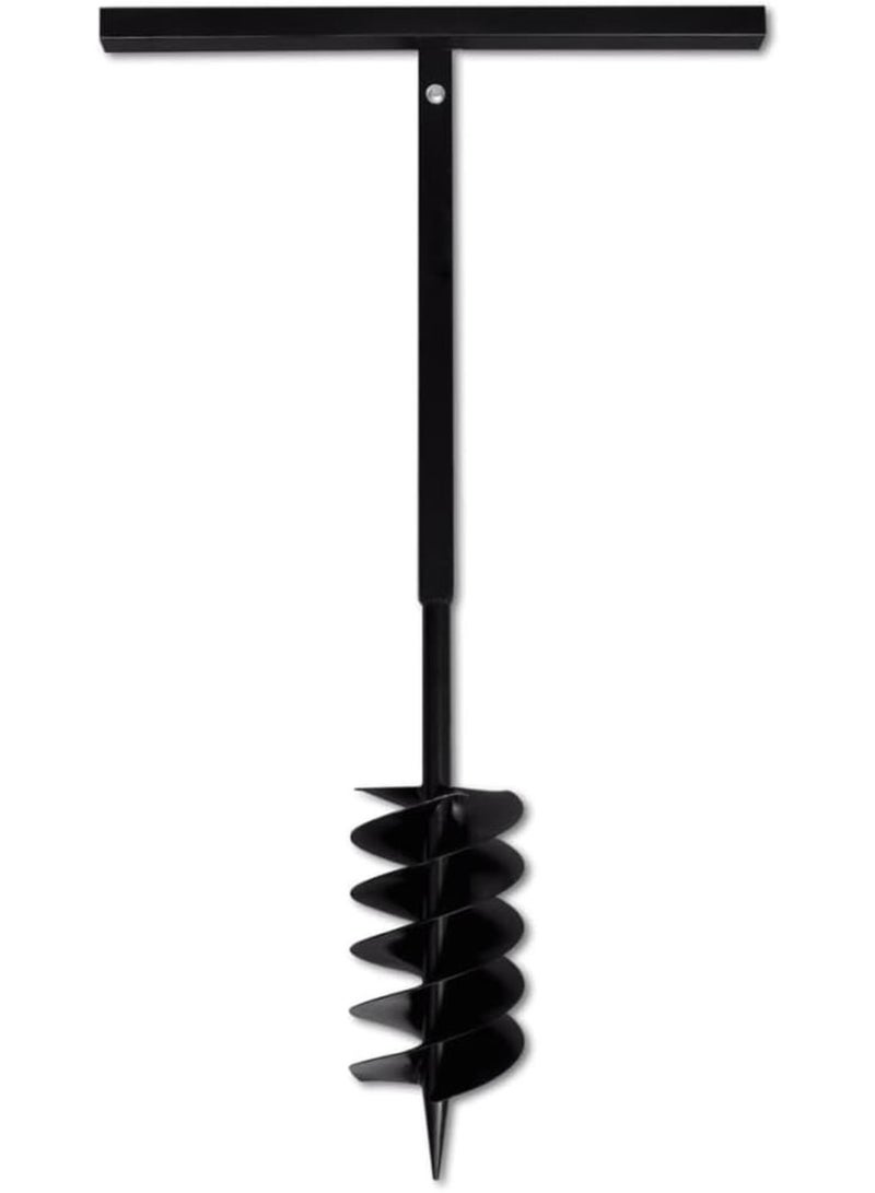 GGOOT Hardware,Tools,Drills,Augers-home-Ground Drill with Handle 150 mm with Extension Tube 9 m Steel - Image 4