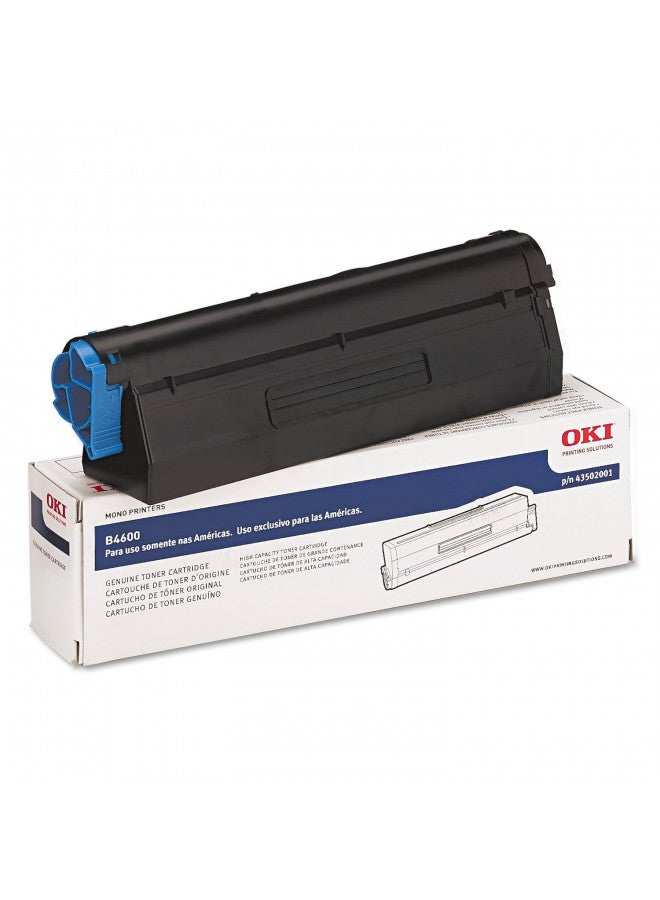 Okidata 43502001 B4550 B4600 Toner Cartridge (Black) in Retail Packaging - Image 2