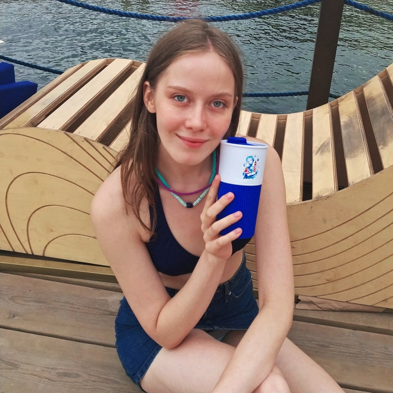 Anemoss Lantern Girl 450 ml Plastic Mug - Image 5