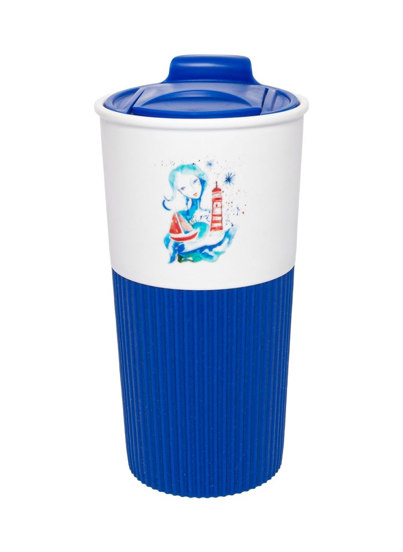 Anemoss - Coffee Tea Mug Blue Colour Special Design - Image 1