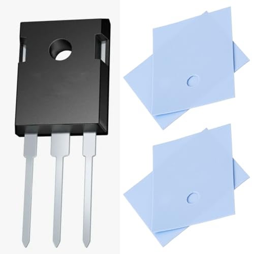 SING F LTD 100pcs Silicone Insulation Pads 20x25mm for TO3P TO247 Transistors Electrical Isolation Heatsink Protection - Image 3