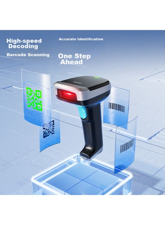 Deli Barcode Scanner, 2d Barcode Scanner, Traceability Scanner For Pharmaceuticals, Express Delivery And Logistics Query, Supermarket And Medical Insurance Payment, Product Barcode Scanner, High-speed Model Aa301-j - Image 3