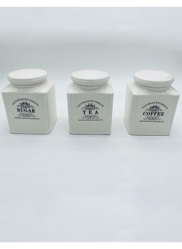 MARS Q A set of square jars and bowls with an attractive design  - Image 1