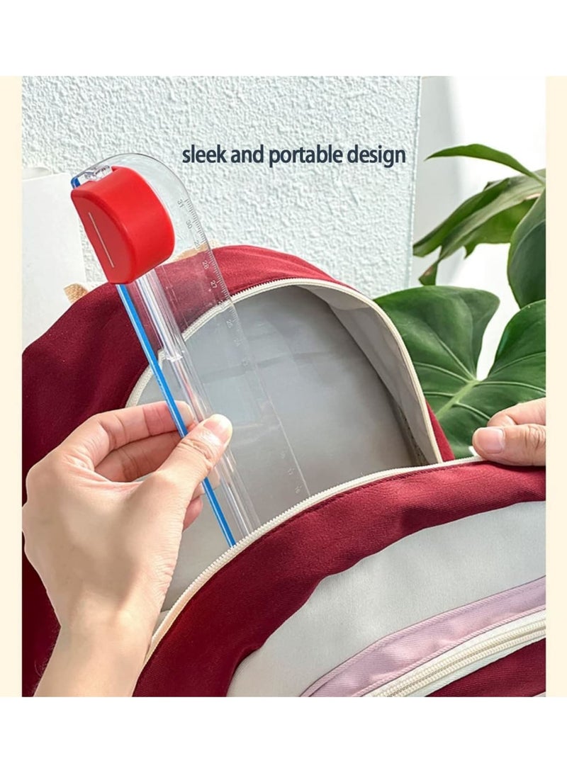 SOLARAE Rotary Paper Trimmer, Precision Carving Craft Knife, Multi-Function Scrapbooking Tool, 7-in-1 Paper Cutter, Suitable for Photos, Coupons, Paper, with 7 Types of Cutting Heads - Image 3