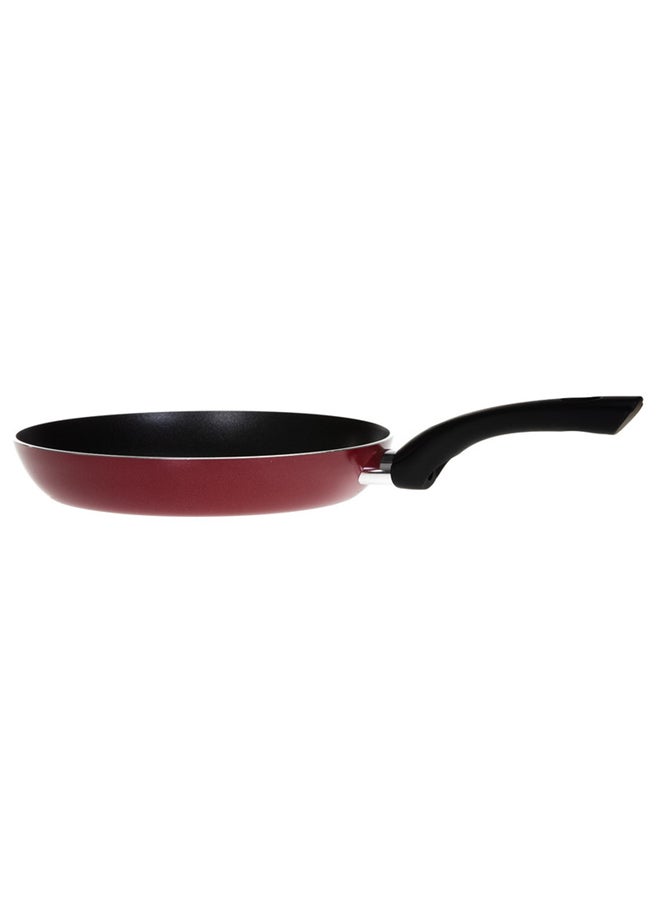 Royalford Aluminum 3 Layer Non-Stick Coating Fry Pan with  Ergonomic Handle Red - Image 1