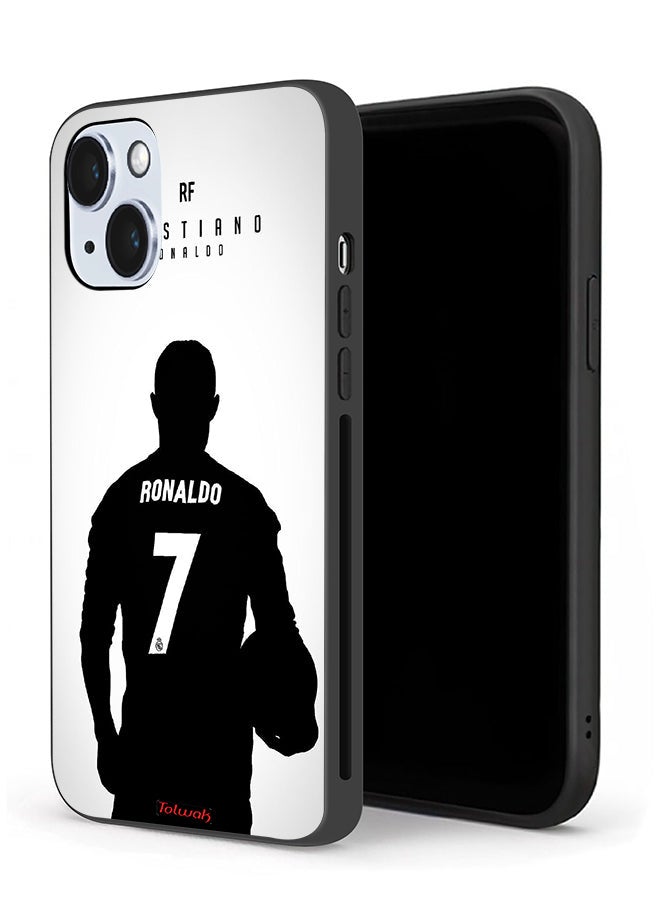 Tolwak غطاء حماية لهاتف آبل آيفون 14 بلس قناع كريستيانو رونالدو - Image 1