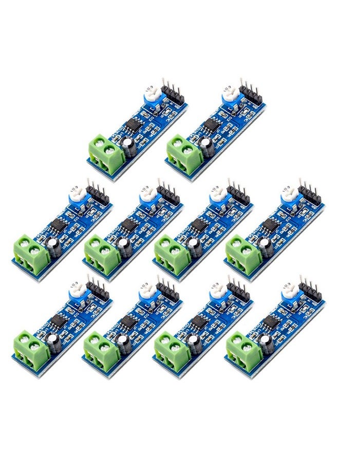 Onyehn - 10Pcs Lm386 200 Times Gain Audio Power Amplifier Module For Arduino Ek1236 (Amplifier Board Mono Power Amplifier 5V12V Input) - Image 1