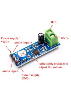 Onyehn 10Pcs Lm386 200 Times Gain Audio Power Amplifier Module For Arduino Ek1236 (Amplifier Board Mono Power Amplifier 5V12V Input)  - Image 4