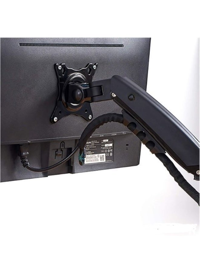 حامل شاشة كمبيوتر قابل للتعديل – ذراع مفصلي مريح لشاشات من 17 إلى 30 بوصة بدوران 360 درجة - Image 1