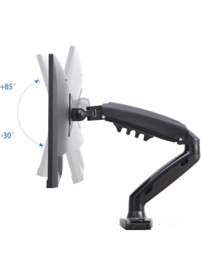 حامل شاشة كمبيوتر قابل للتعديل – ذراع مفصلي مريح لشاشات من 17 إلى 30 بوصة بدوران 360 درجة - Image 4