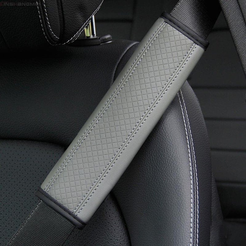 BAGILO Car Seat Belt Shoulder Pad Cover Car Safety Belt Pad (Grey) - Image 5