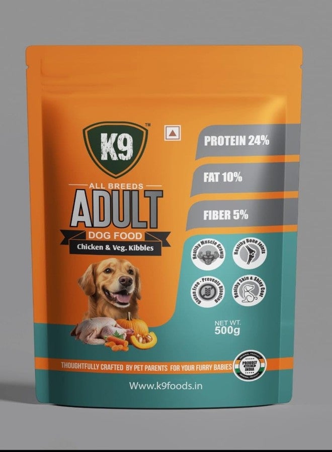 كي9 K9 AlMuscle Growth، Healthy Bones Joints، خالٍ من الغلوتين، طعام الكلاب البالغة من السلالات المختلفة (2 كجم) - Image 1