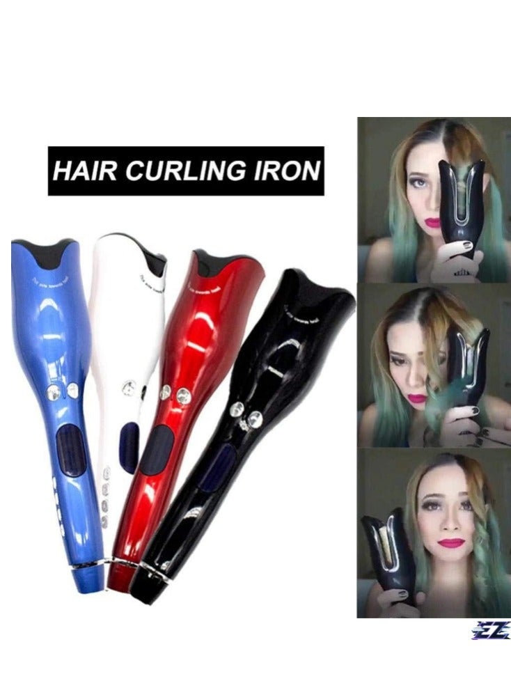 ELTRAZONE Air Spin N Curl Hair Curler – Automatic Rotating Ceramic Electric Hair Curling Iron for Beach Waves, Blue with Box (From the United States) - Image 2