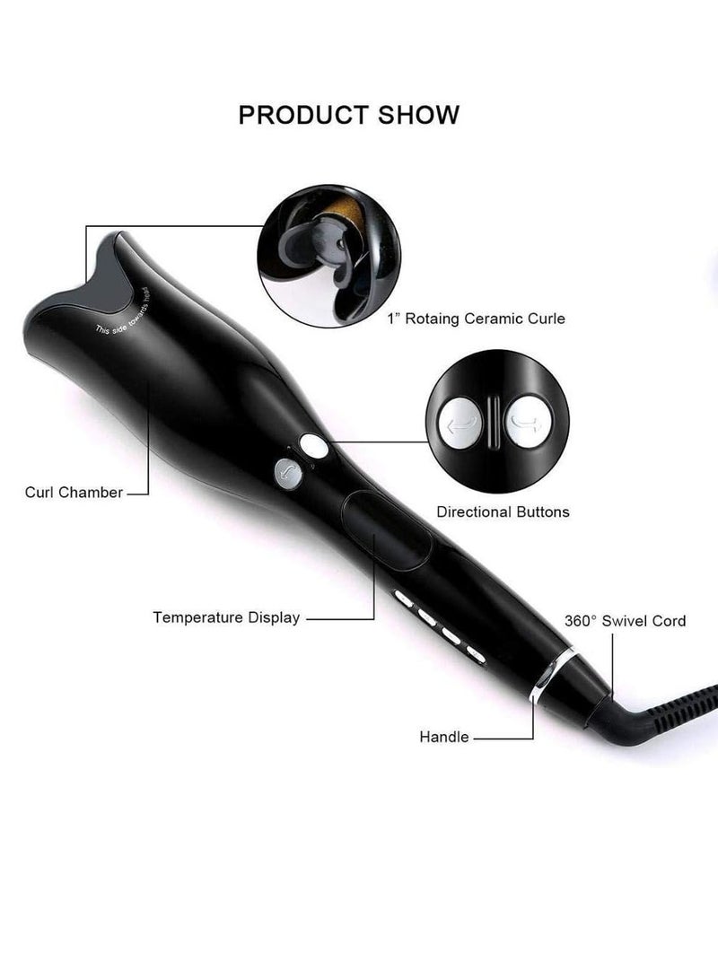 ELTRAZONE Air Spin N Curl Hair Curler – Automatic Rotating Ceramic Electric Hair Curling Iron for Beach Waves, Blue with Box (From the United States) - Image 3