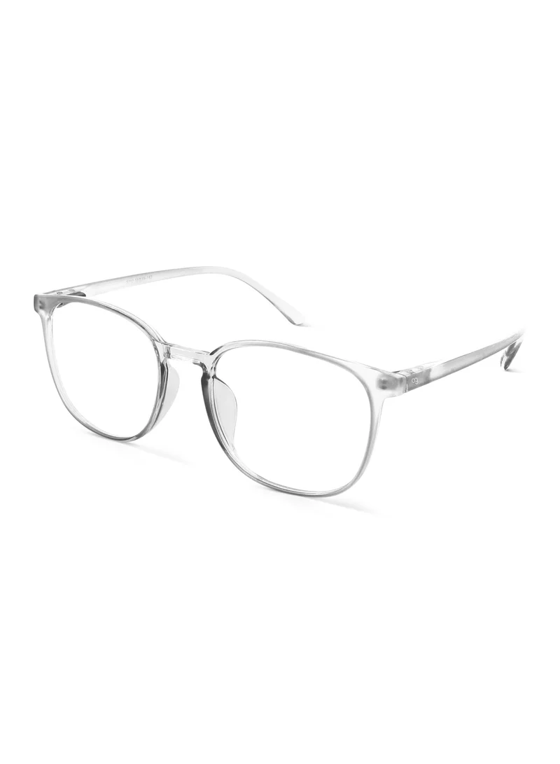 Woggles Gamut Optics Square Blue Screen Glasses |Men & Women|100% UV Protection