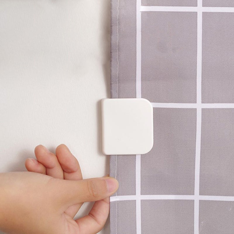 Curtain Hook Clips, Self-Adhesive for Bathrooms, Strong Adhesion to Hold Liners - Image 4