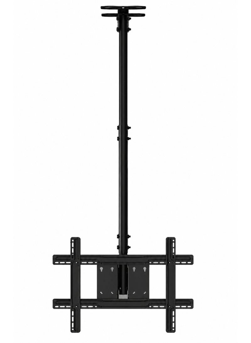 BEETEC Full-Motion TV Ceiling Mount for 32" - 80" LCD TVs, Supports up to 68 kg/150 lbs, Adjustable Height, Cable Management, Tilting Ceiling Plate | TF-CM200 - Image 1
