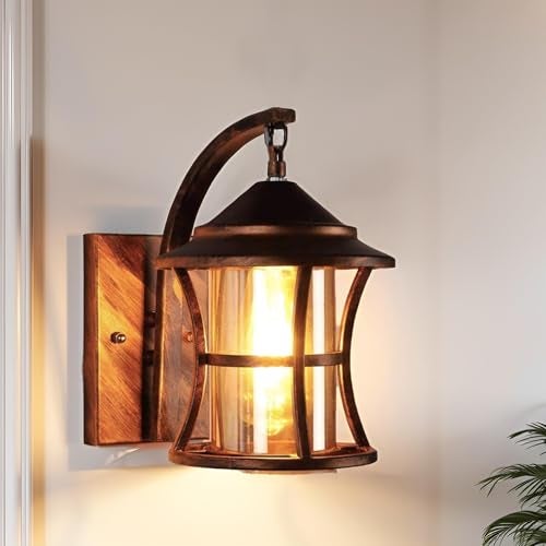 SINOMAN Amber Glass Lamp Shade Cylindrical Transparent Golden Brown Globe for Pendant Lights, Wall Sconces, Chandeliers and Ceiling Fixtures Vintage Style Amber Glass Light Cover for Home - Image 5