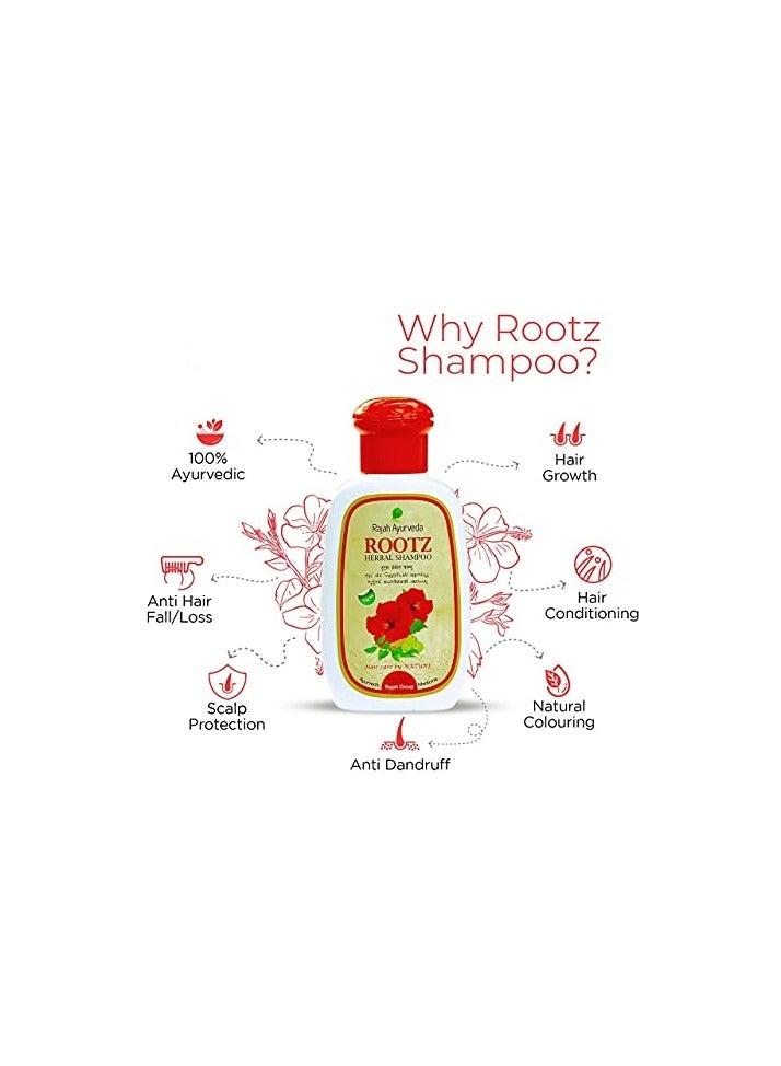 Rajah Ayurveda Rajah Ayurveda Rootz Herbal Shampoo (100ml)  - Image 2