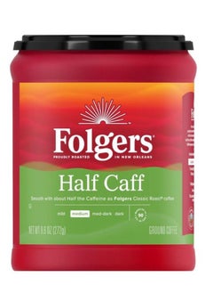 Folgers Half Caff Ground Coffee Medium Roast 272 grams 