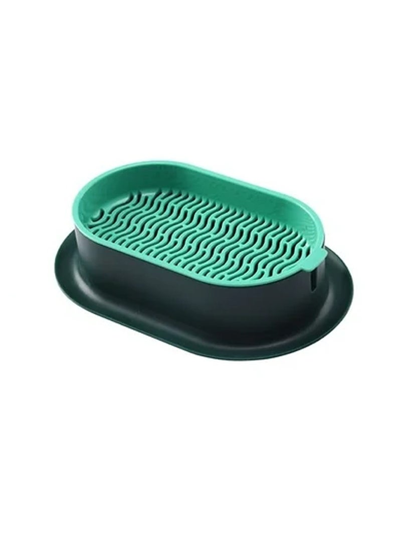 مجموعة عشب القطط صندوق زراعة حضانة نباتات القطط، زارع عشب القطط للقطط الداخلية أو الخارجية سهل النمو - Image 1